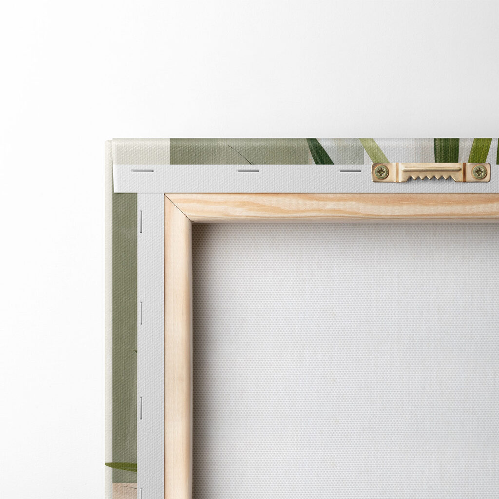 Palmblad voor zachte geometrie — achterkant
