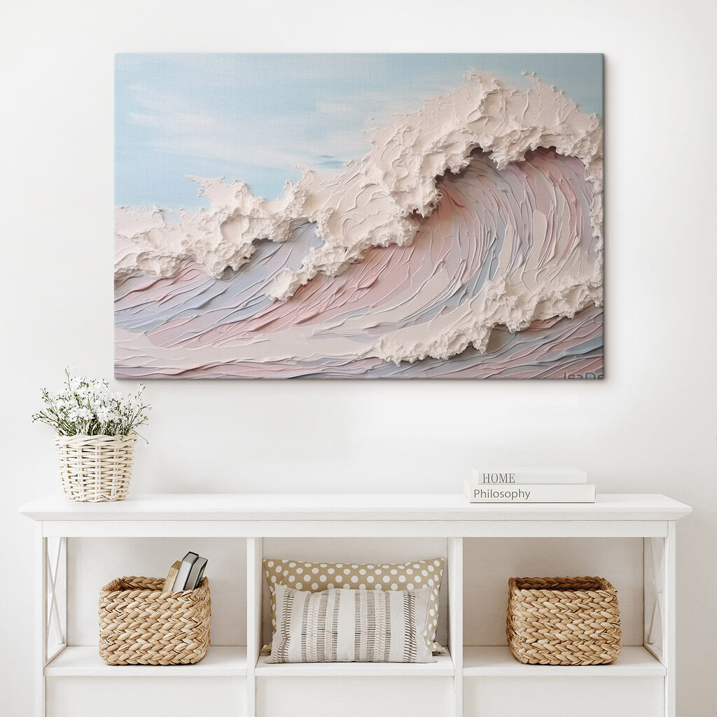 Roze branding in verfplooien — interieur 1