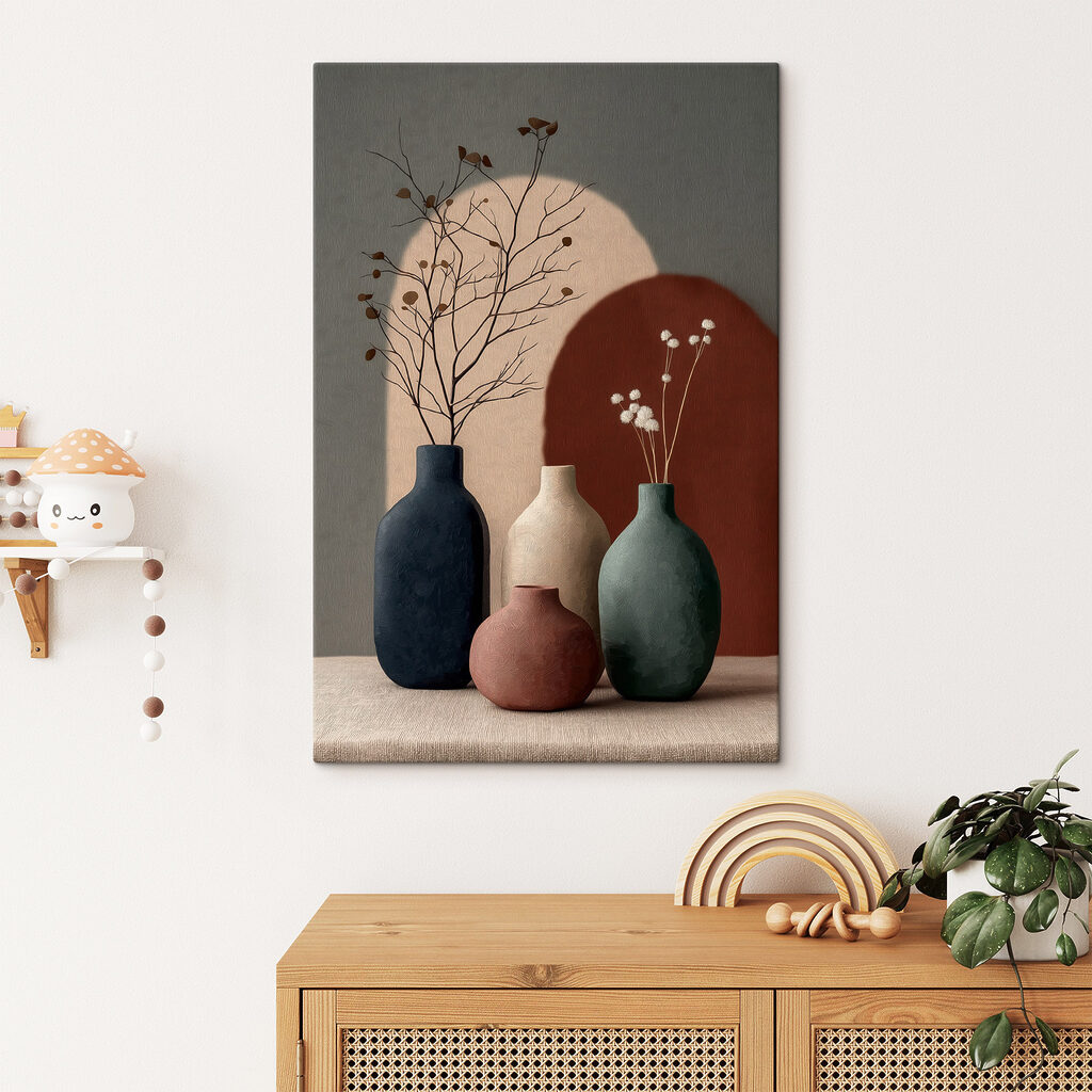 Takken tussen donkere vazen — interieur 2