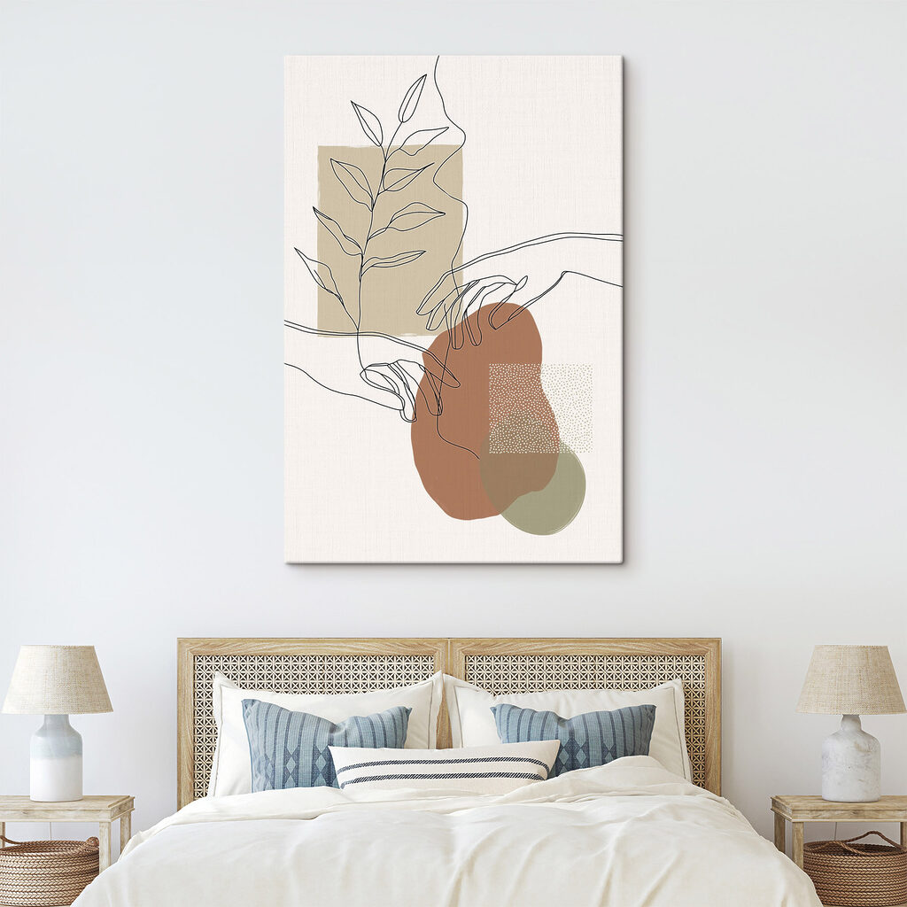 Handcontouren tussen terracotta vormen — interieur 2