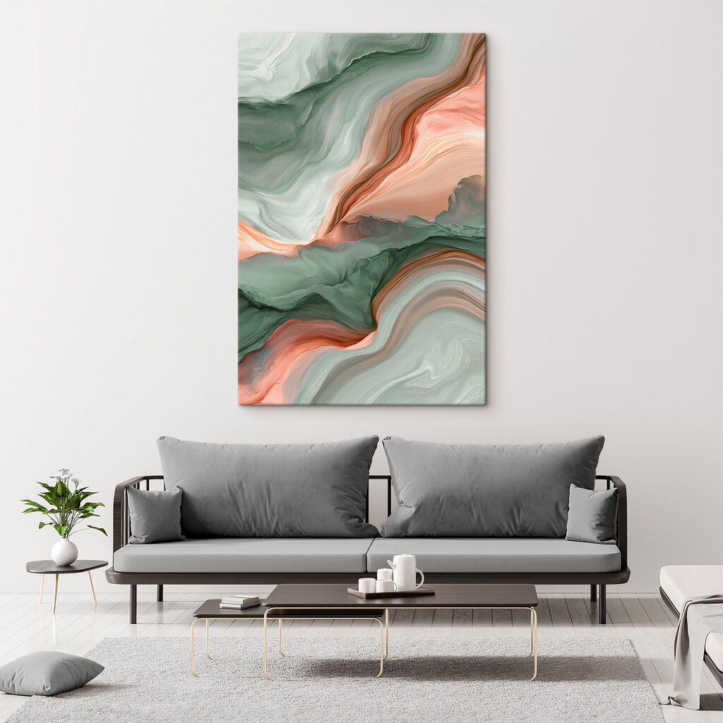 Koraaladers tussen groene golflagen — interieur 2