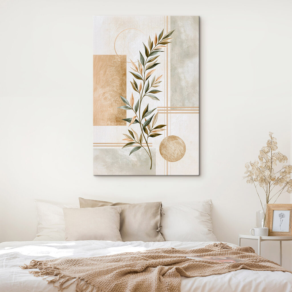 Olijftak voor gouden vlakken — interieur 2
