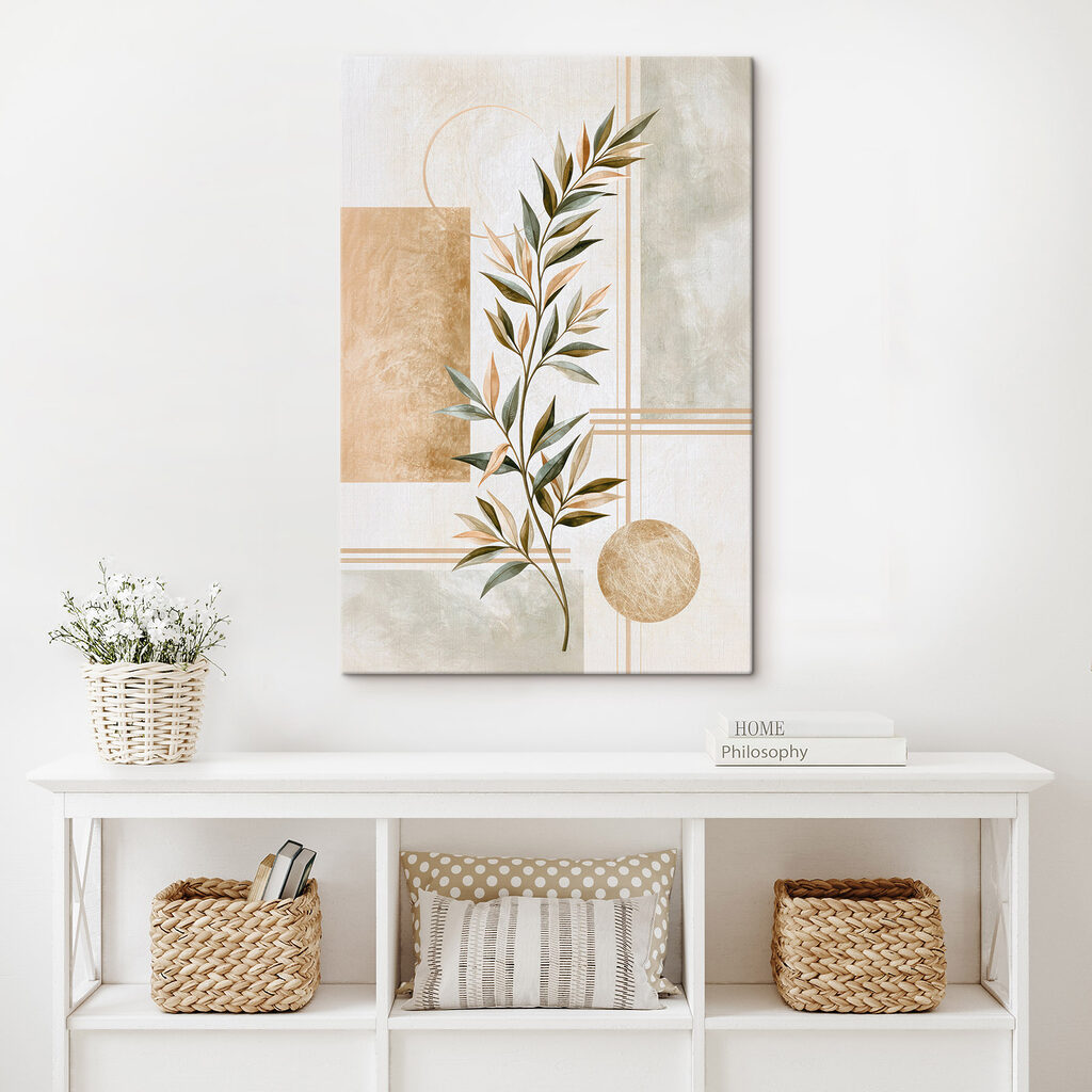 Olijftak voor gouden vlakken — interieur 1