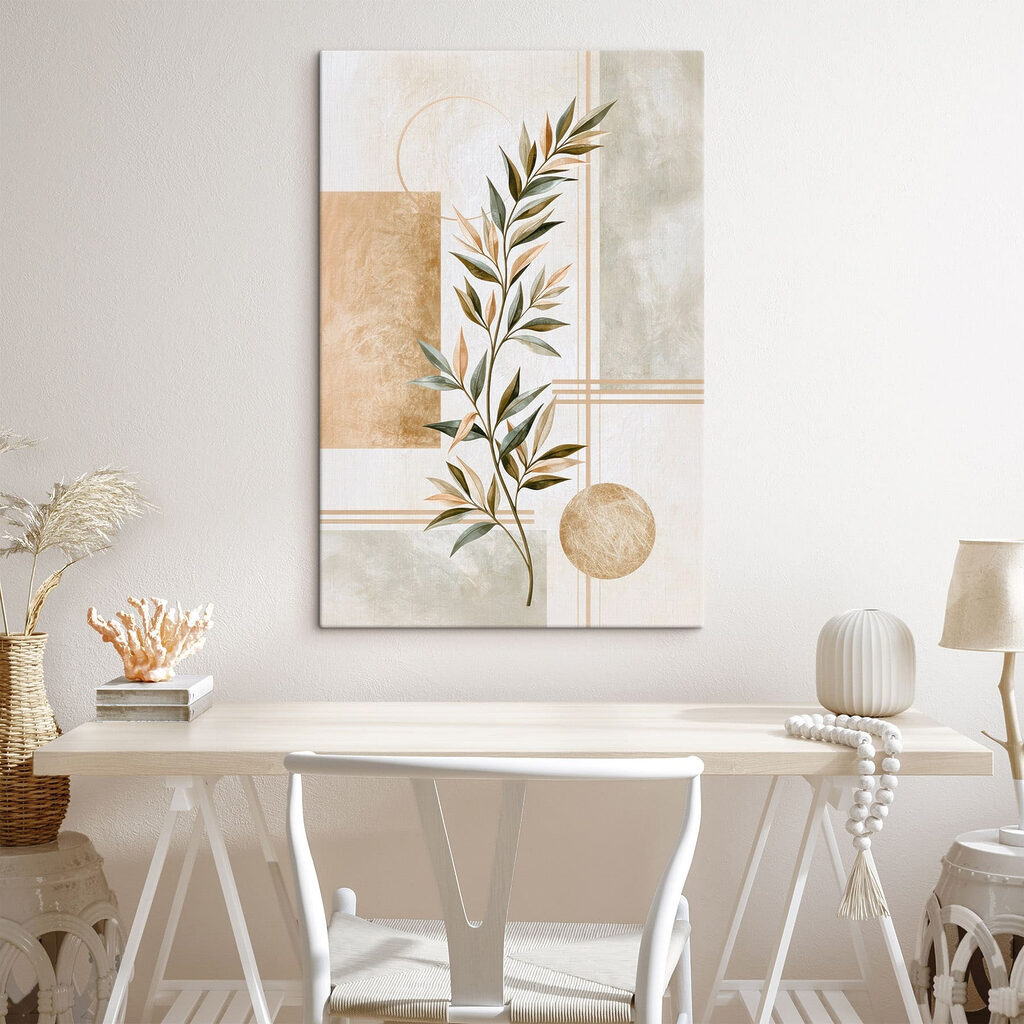 Olijftak voor gouden vlakken — interieur 3
