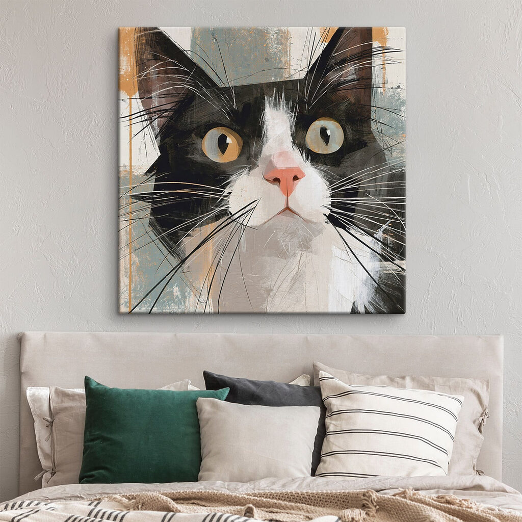 Kat met grote amberogen — interieur 1