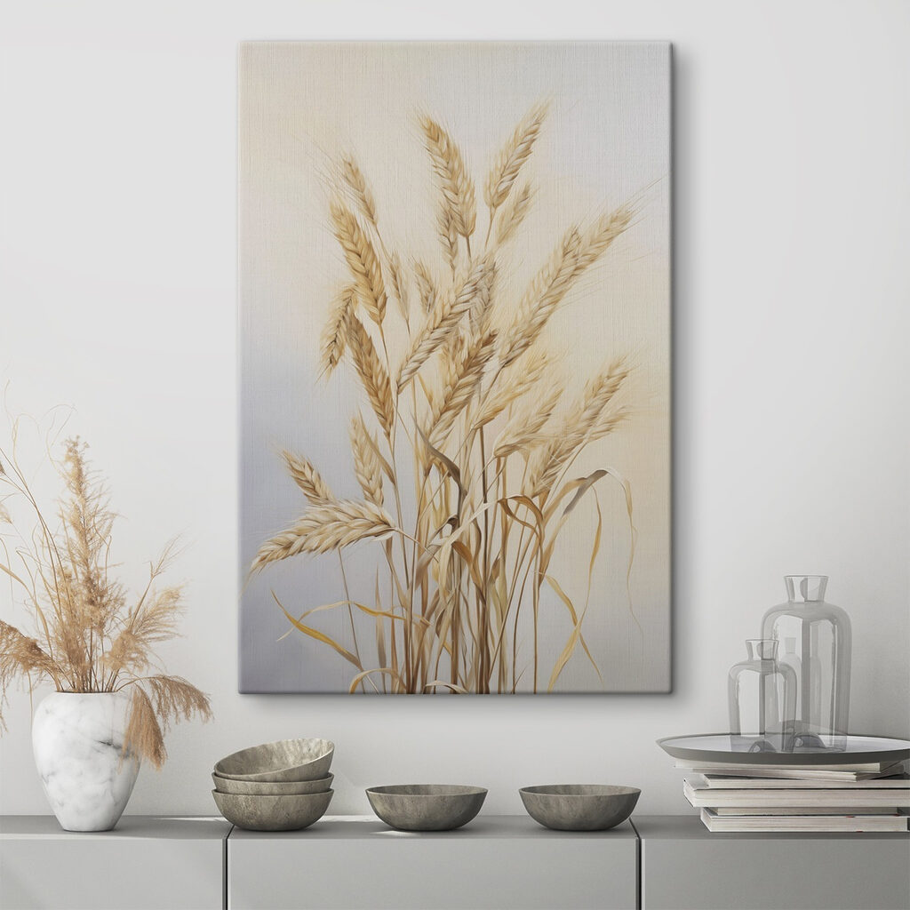 Een bos tarwe in een vaas — interieur 2