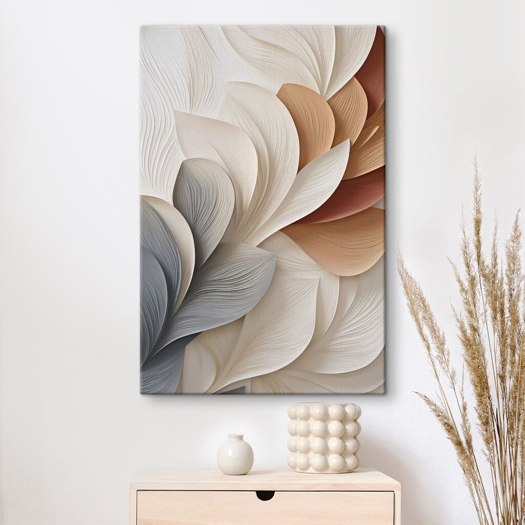 Zachte golven in ingetogen tinten — interieur 1