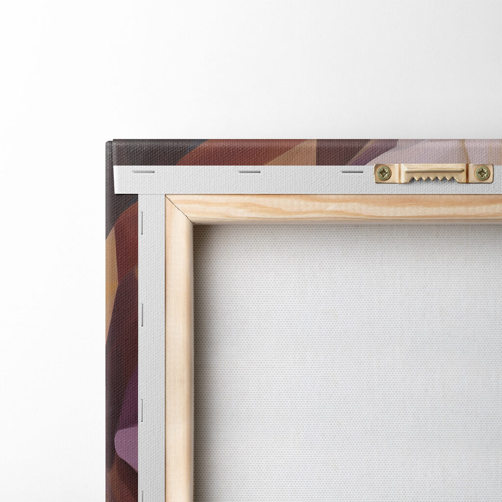 - Abstracte schoonheid in zachte tinten — achterkant