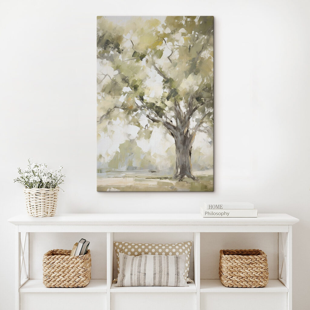 Schilderij van een boom — interieur 1