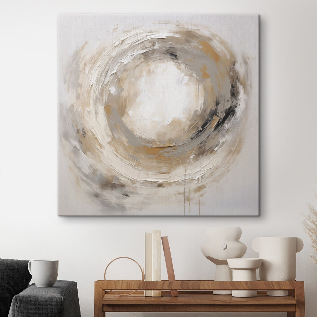 Schilderij van een cirkel — interieur 2