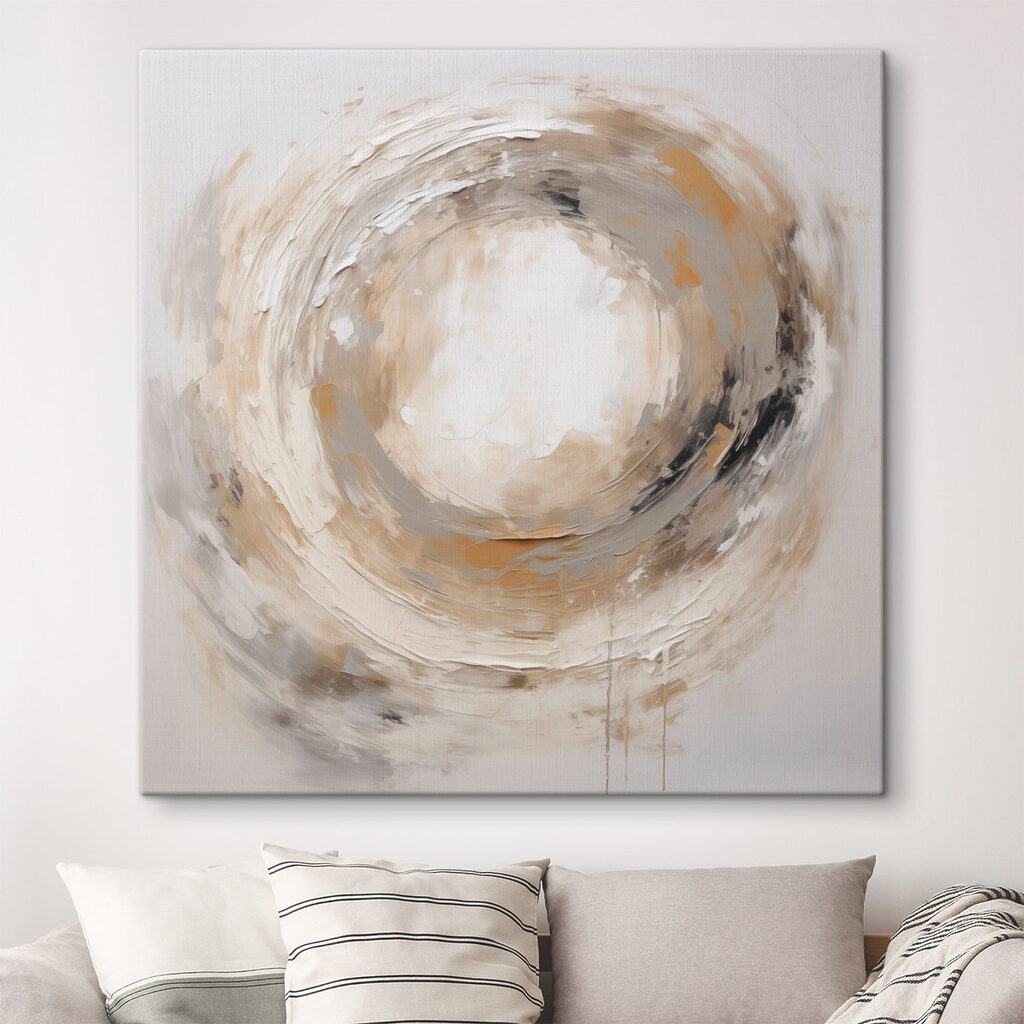 Schilderij van een cirkel — interieur 1