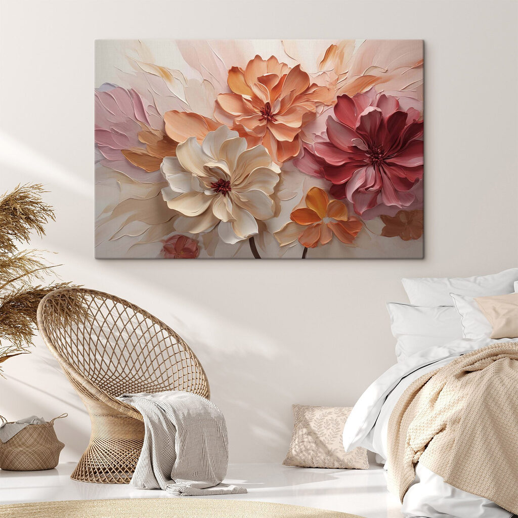 Levendige bloemkunst in zachte tinten — interieur 2