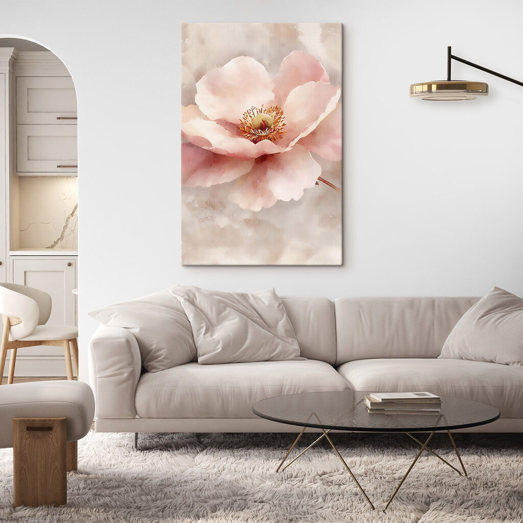 Fijne bloemblaadjes in zachte pasteltinten — interieur 2