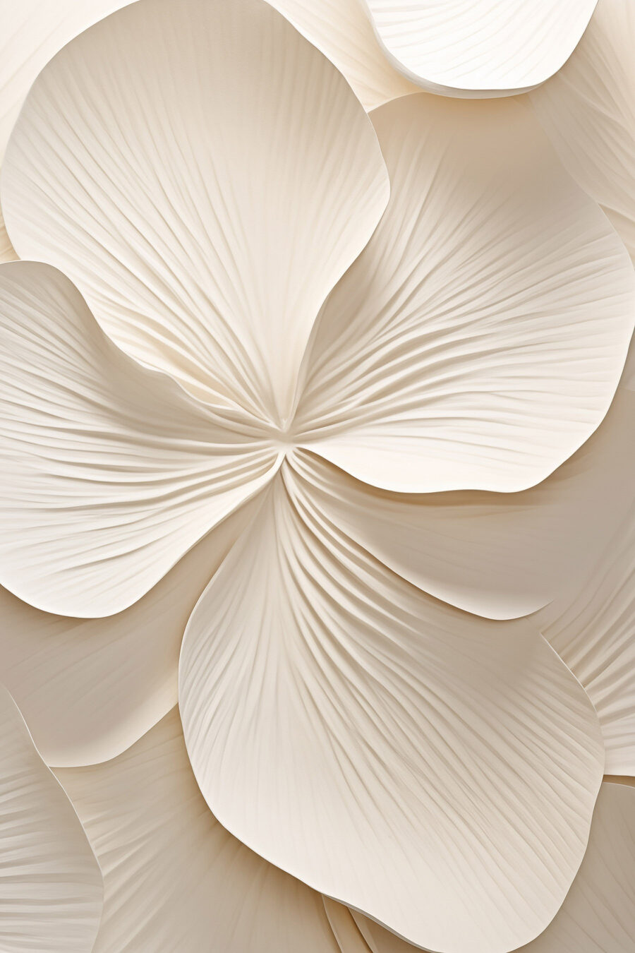 Zacht, elegant ontwerp met bloemmotief — volledig ontwerp