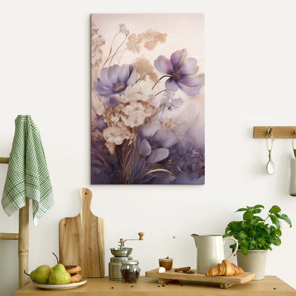 Verfijnde bloemen in zachte tinten — interieur 2