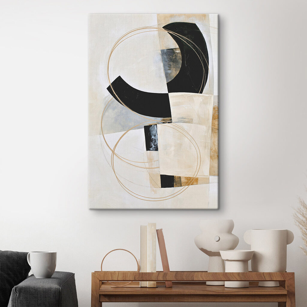Zwarte boog door goudkring — interieur 3