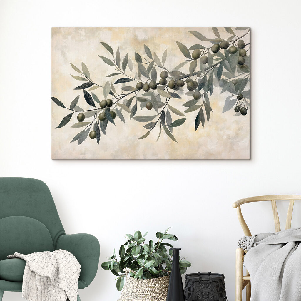 Tak met groene bladeren en vruchten — interieur 2