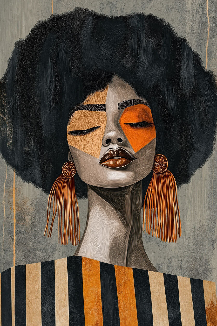 Opvallende kunst met levendige kleuren — volledig ontwerp