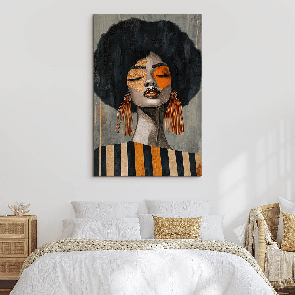 Opvallende kunst met levendige kleuren — interieur 1