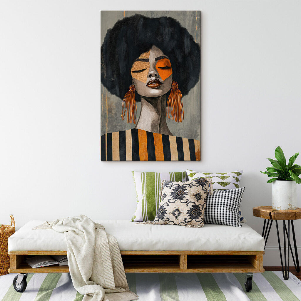 Opvallende kunst met levendige kleuren — interieur 2