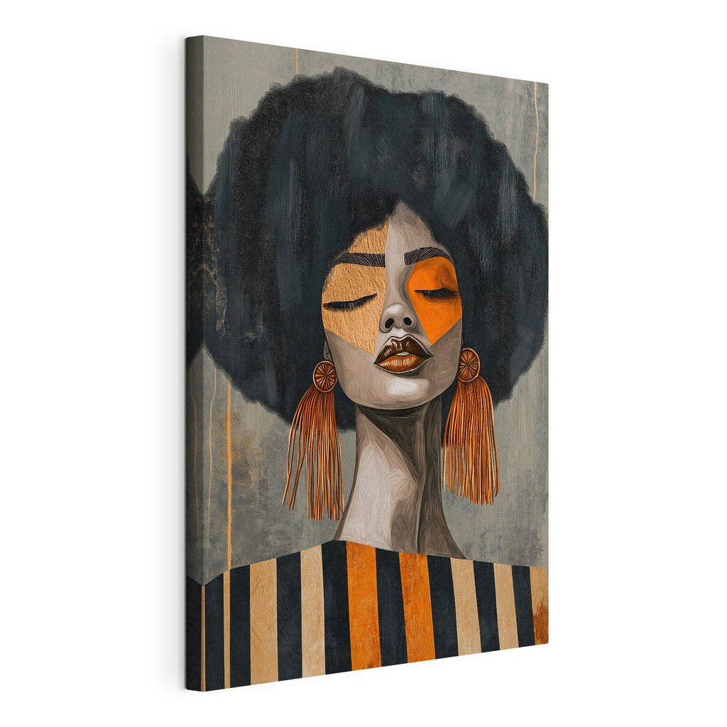 Opvallende kunst met levendige kleuren, gespannen canvas met doorlopende rand