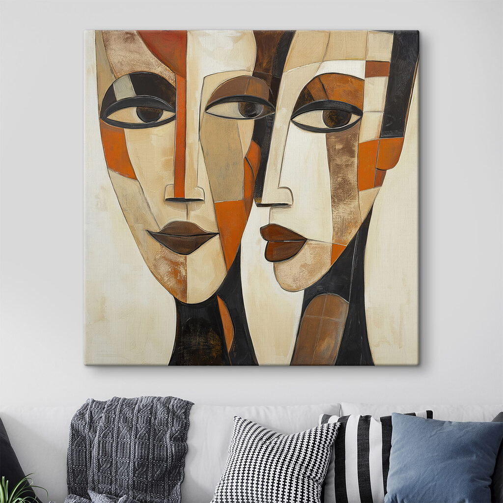 Schilderij van twee gezichten — interieur 2