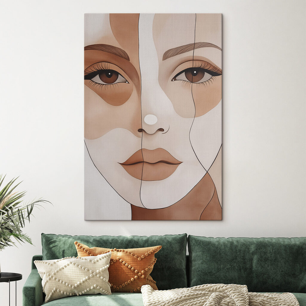 - Artistieke weergave van een uniek gezicht — interieur 2