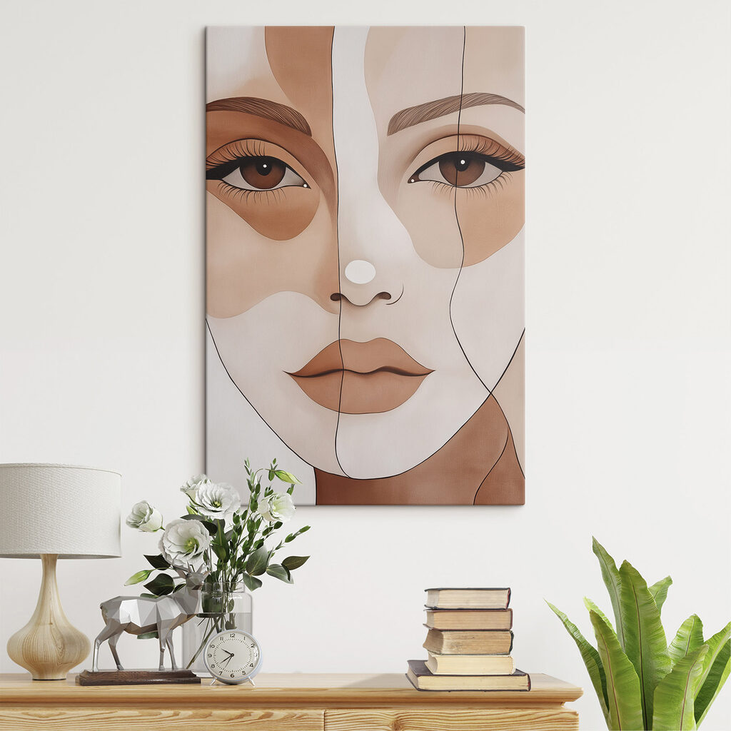 - Artistieke weergave van een uniek gezicht — interieur 1