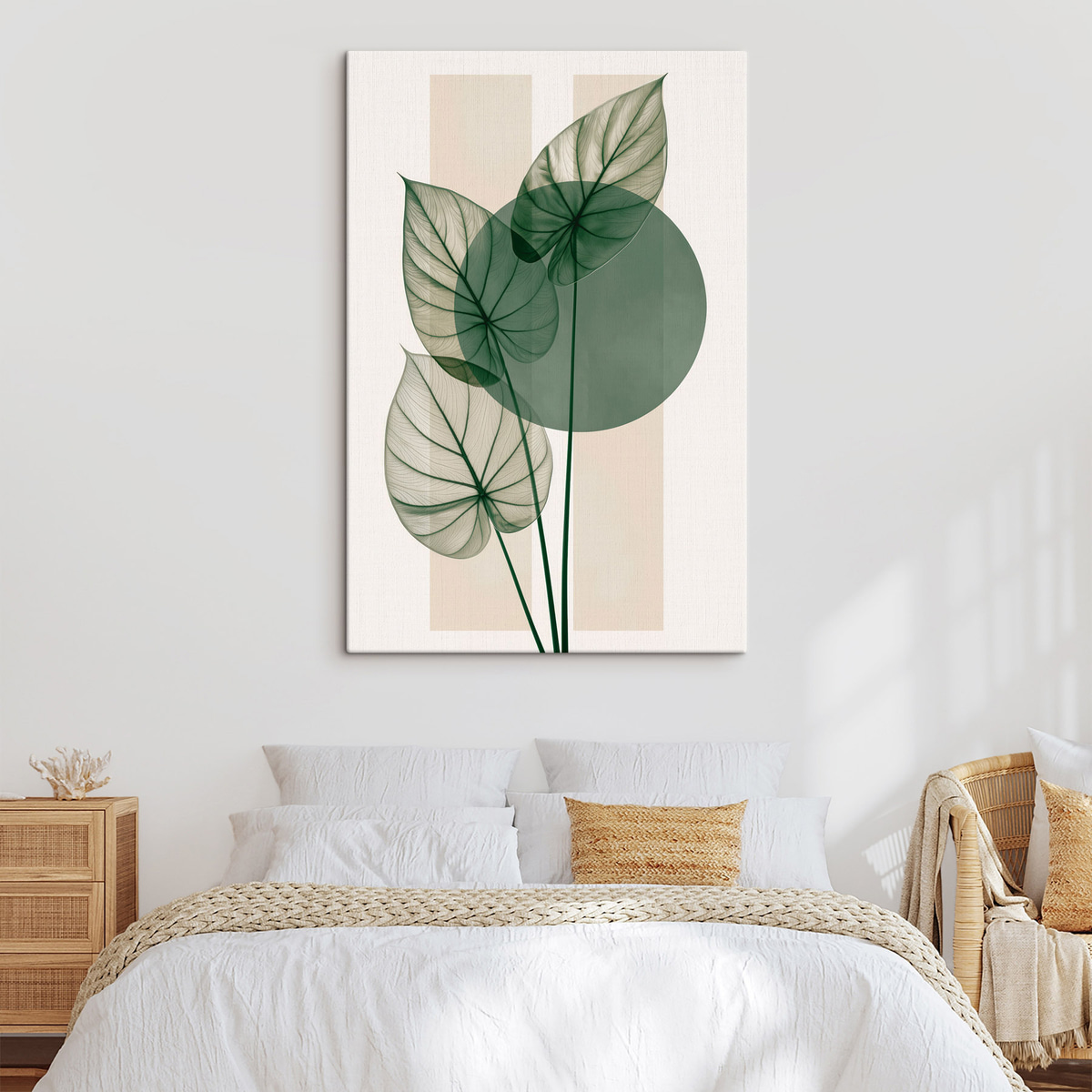 Abstracte voorstelling met fijne blaadjes — interieur 2