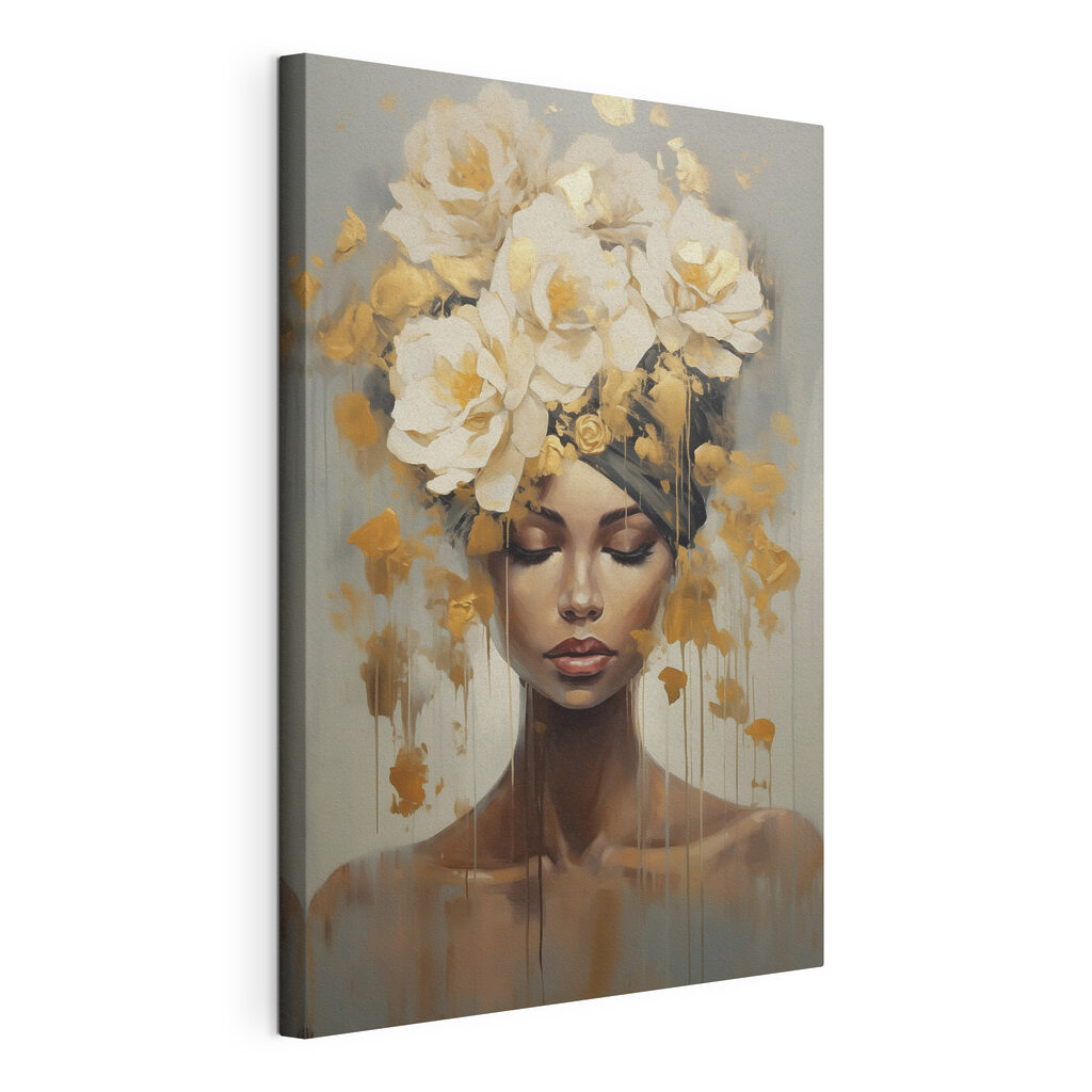 Roomwitte bloemen boven oogleden — productweergave