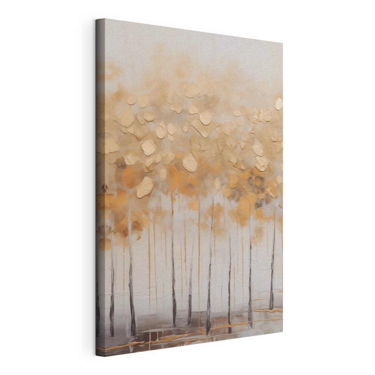 Herfstberken in beige tinten — productweergave