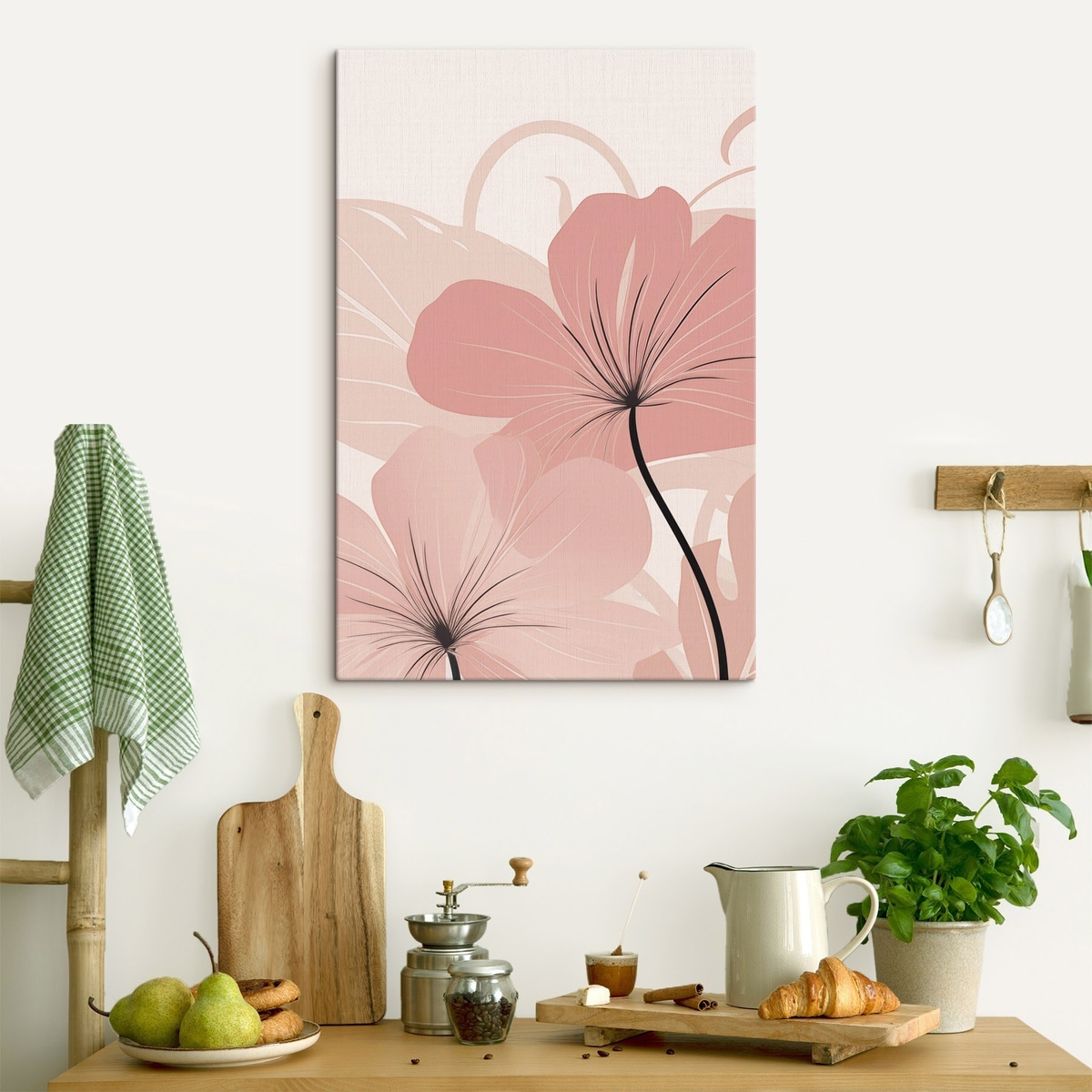 Fijne poederachtige bloemblaadjes — interieur 1