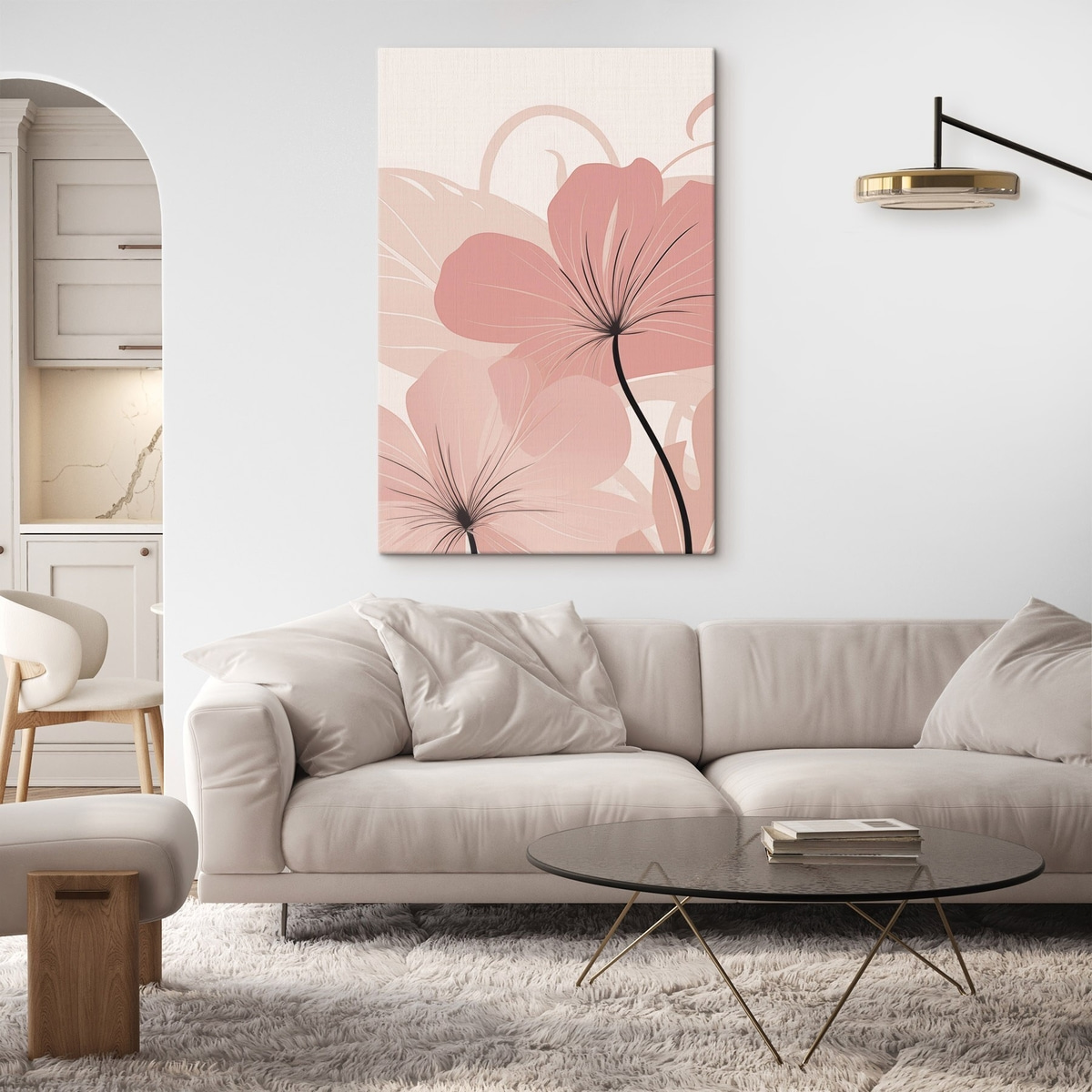 Fijne poederachtige bloemblaadjes — interieur 2