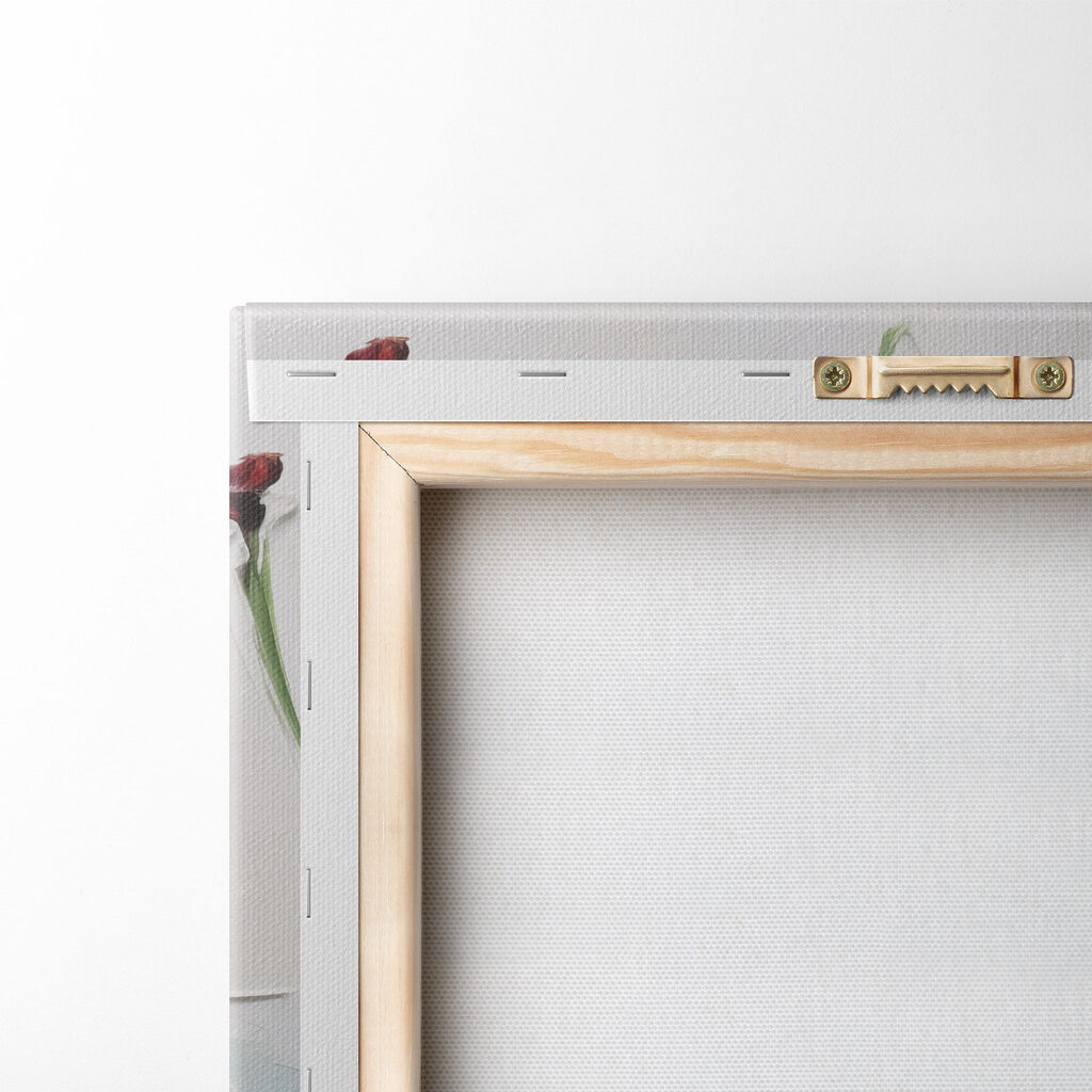 Twee kersen met blad — achterkant