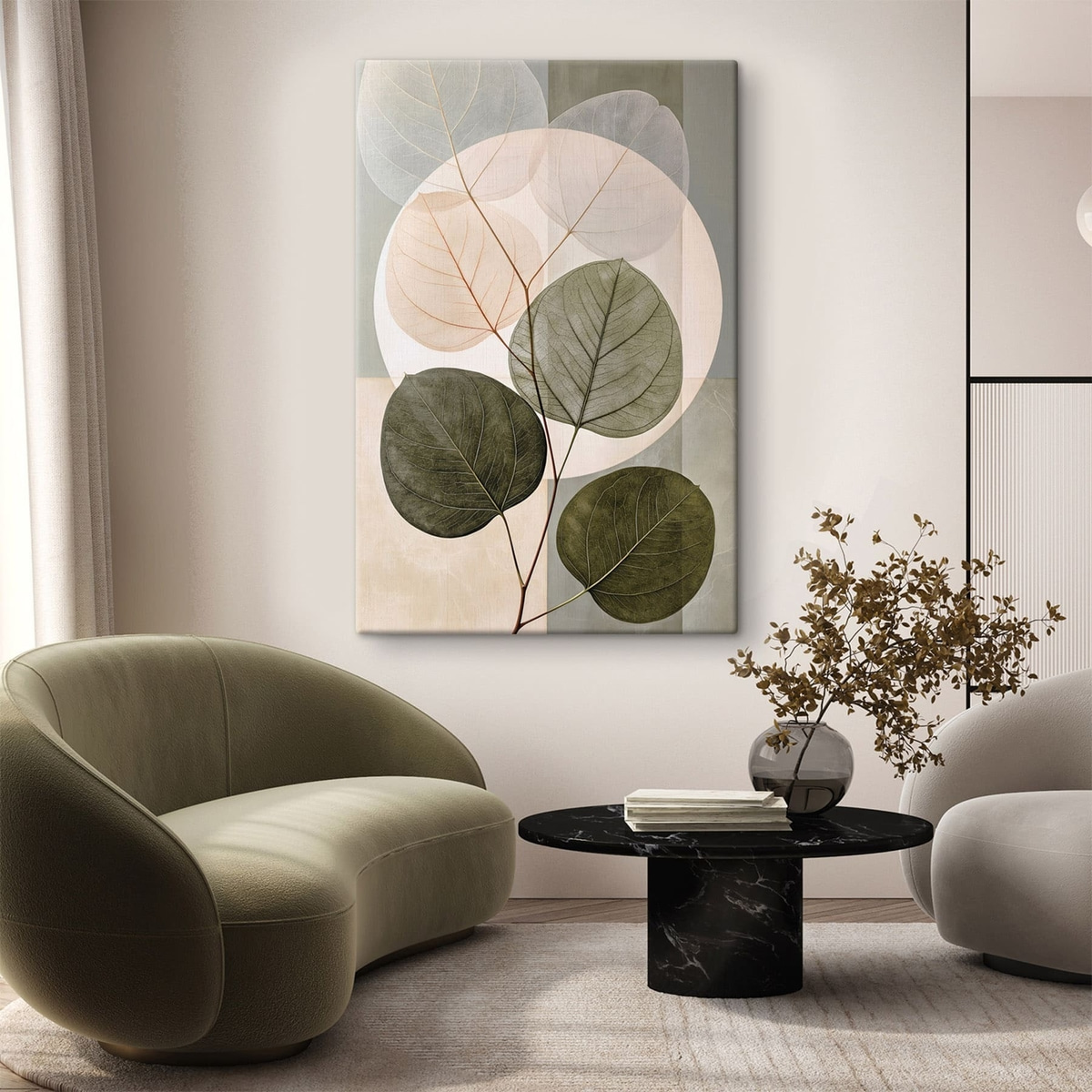 Abstracte bladeren — interieur 2
