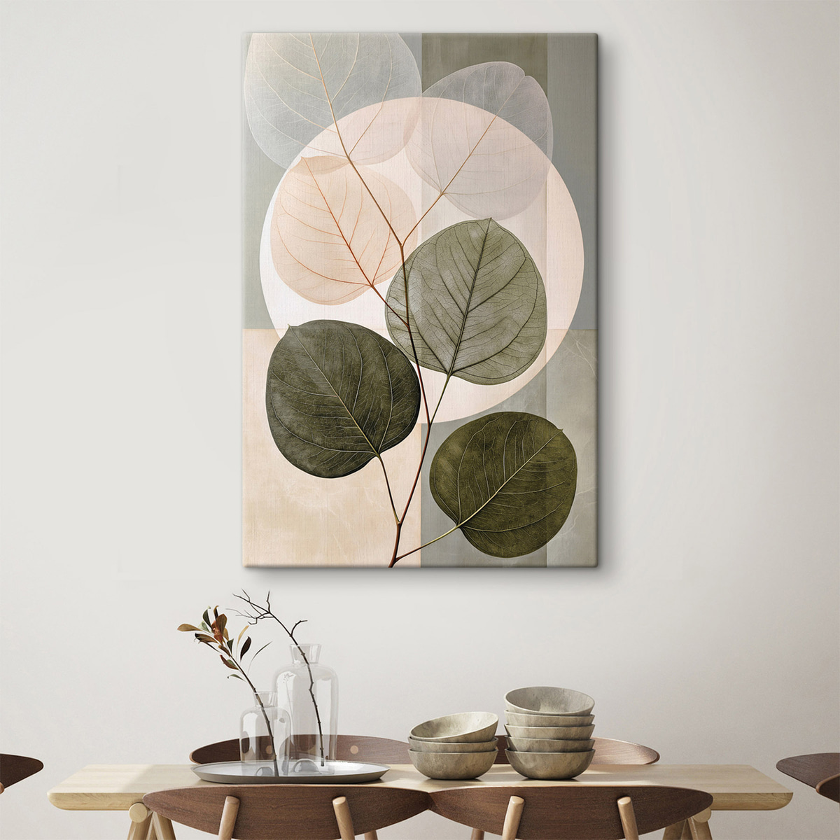 Abstracte bladeren — interieur 1