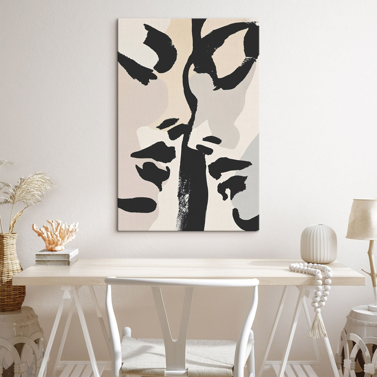 Abstracte gezichten — interieur 2