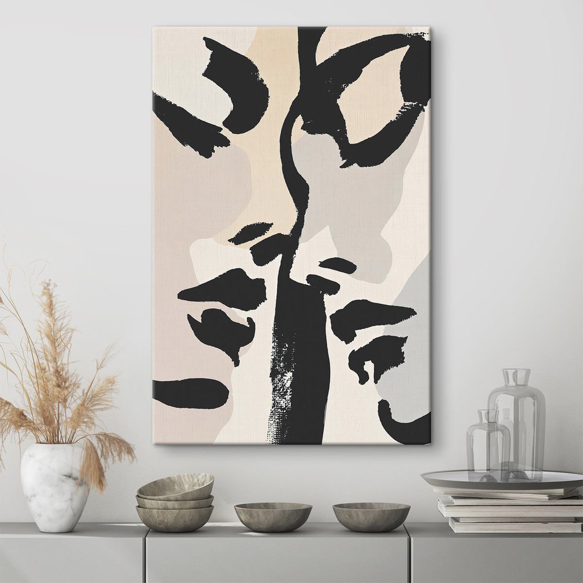 Abstracte gezichten — interieur 3