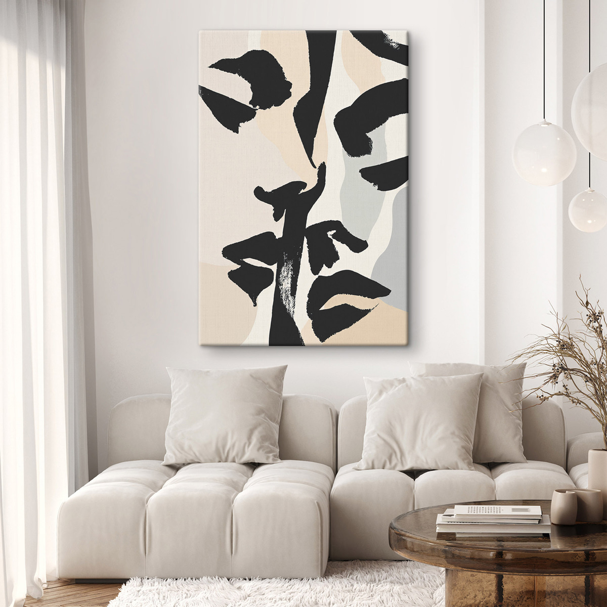 Abstracte gezichten — interieur 2