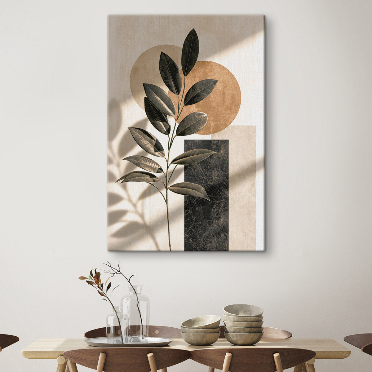 Tak met geometrische vormen — interieur 3