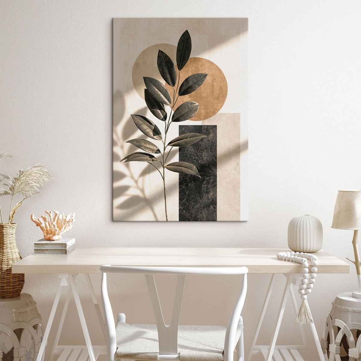 Tak met geometrische vormen — interieur 1