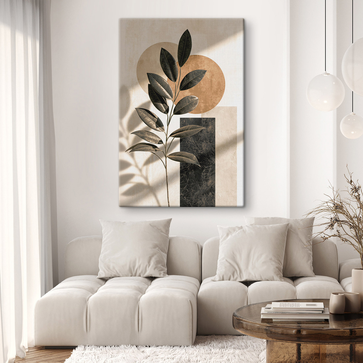 Tak met geometrische vormen — interieur 2