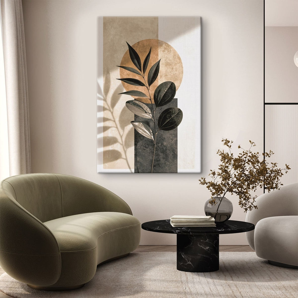 Tak met geometrische vormen — interieur 1