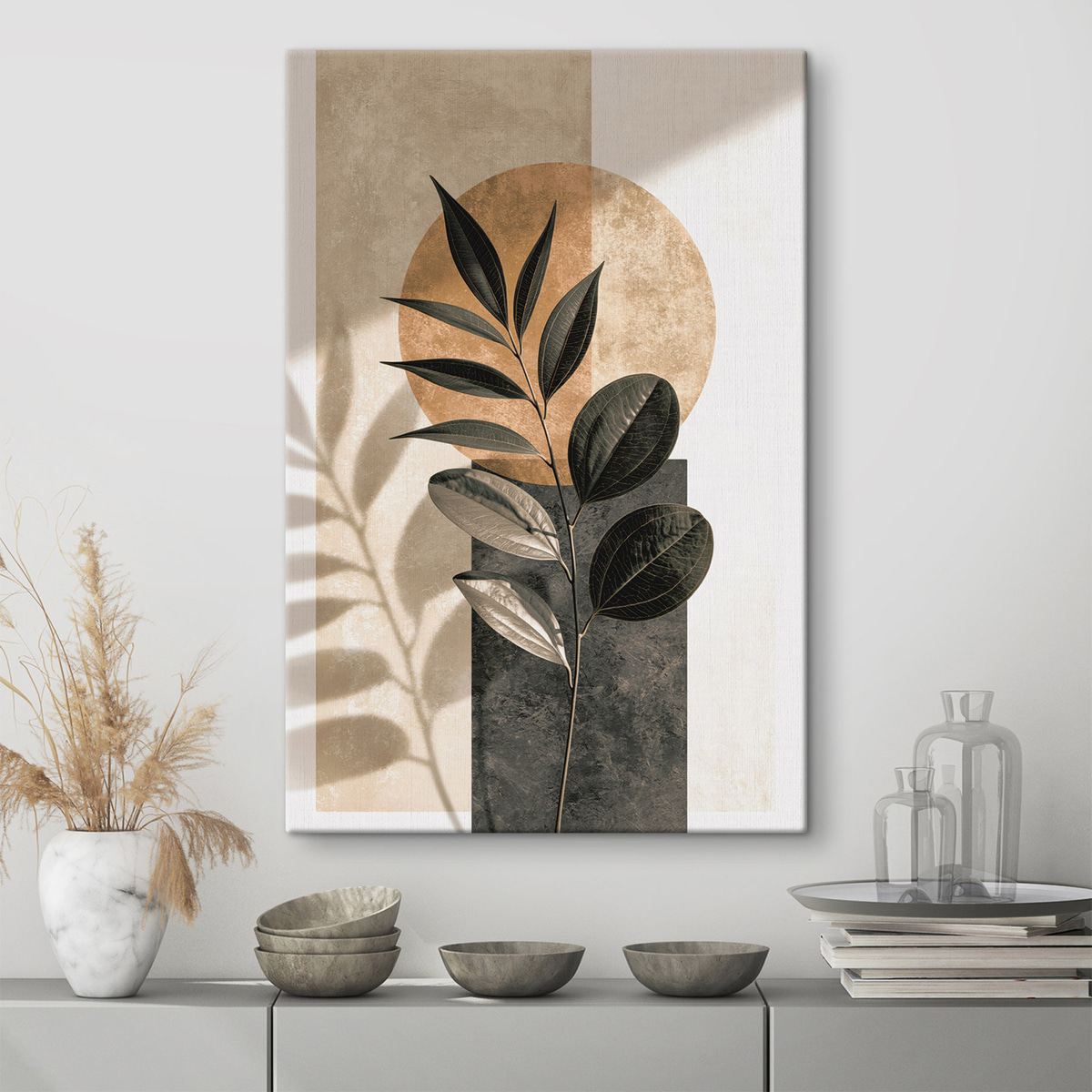 Tak met geometrische vormen — interieur 3