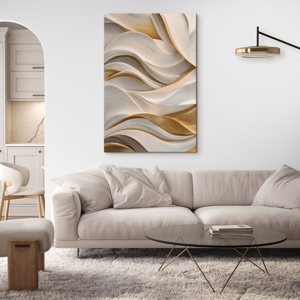 Elegante golven met een volumineuze look — interieur 2