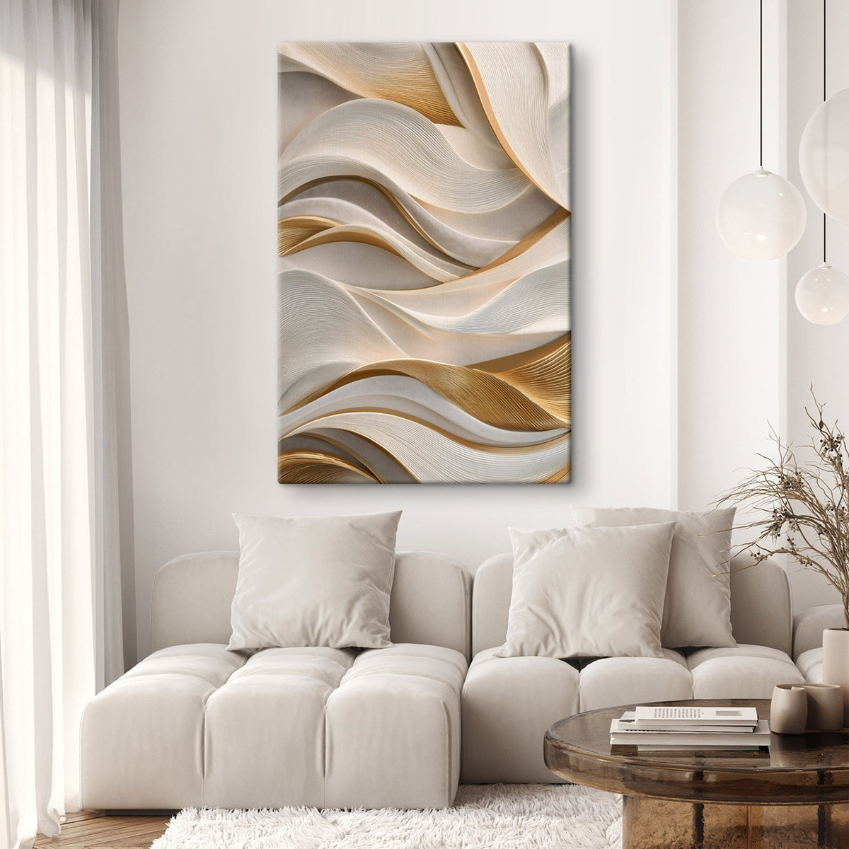 Elegante golven met een volumineuze look — interieur 1