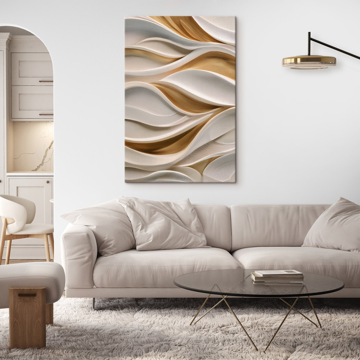 Elegante golven met een volumineuze look — interieur 2