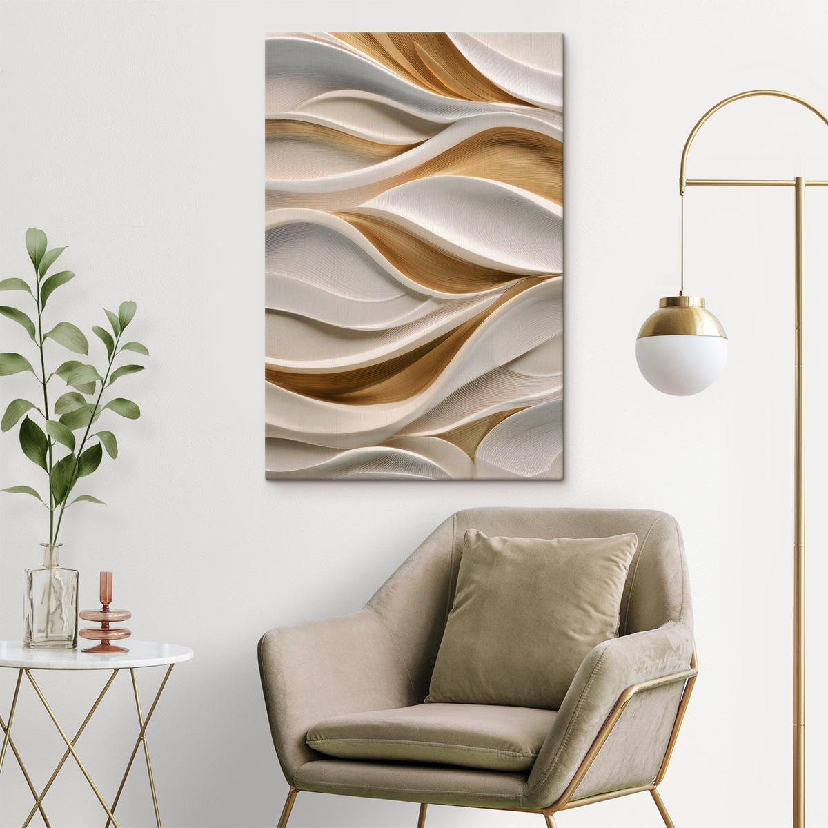 Elegante golven met een volumineuze look — interieur 1