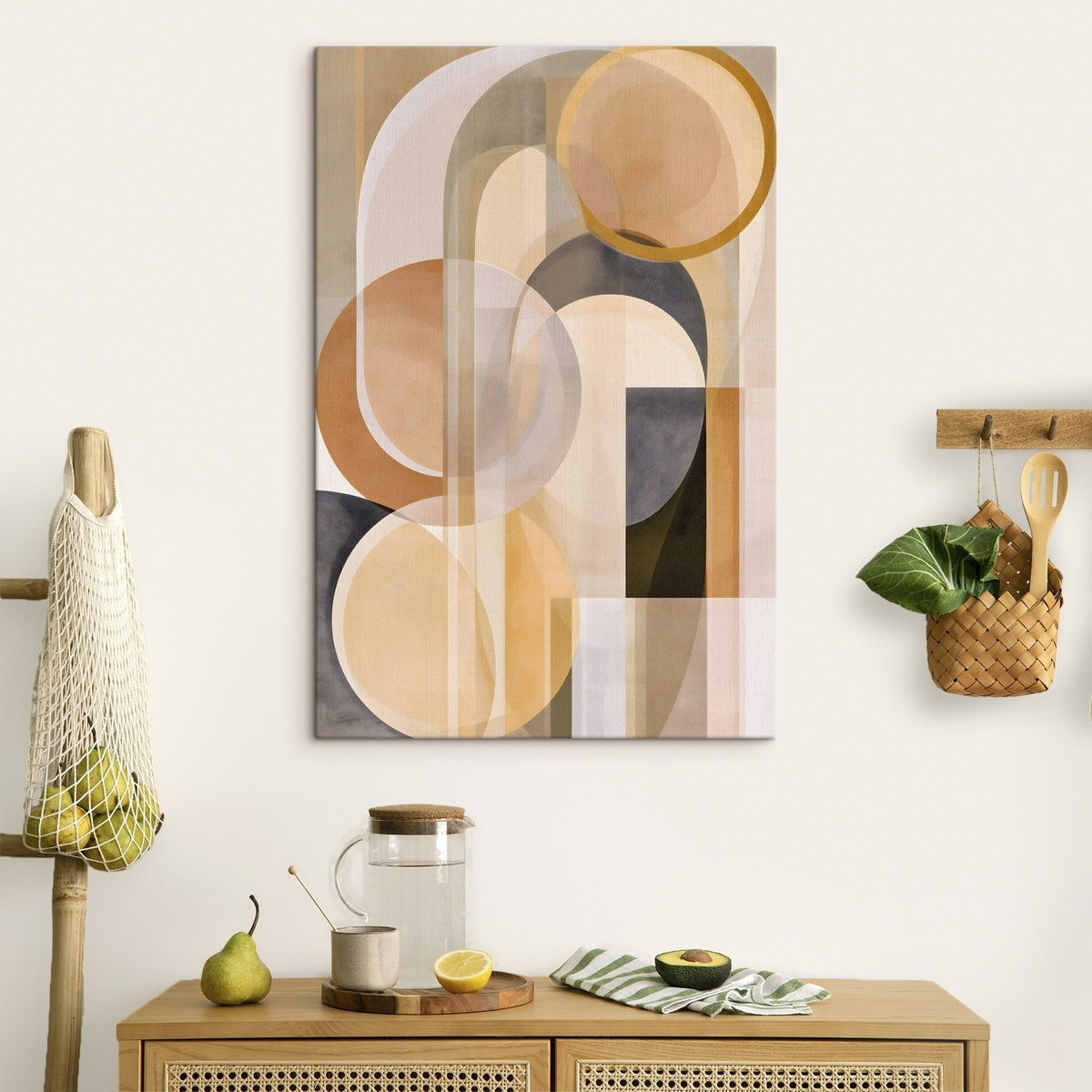 Abstractie in Scandinavische stijl — interieur 1