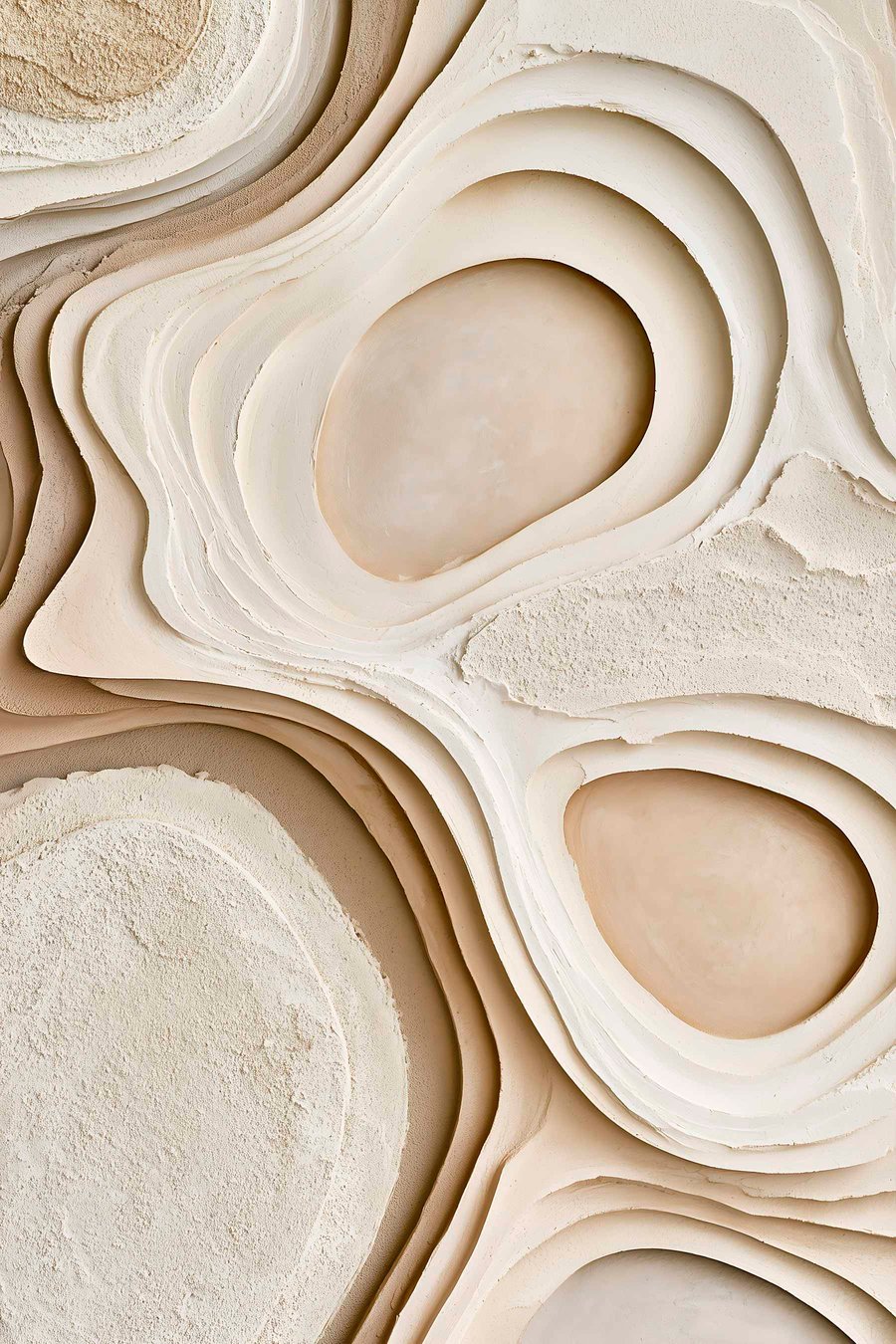 Abstracte texturen met een gelaagd effect — volledig ontwerp